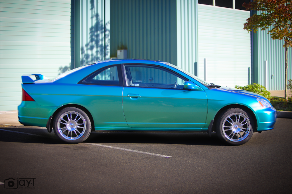Honda Civic Lime Green