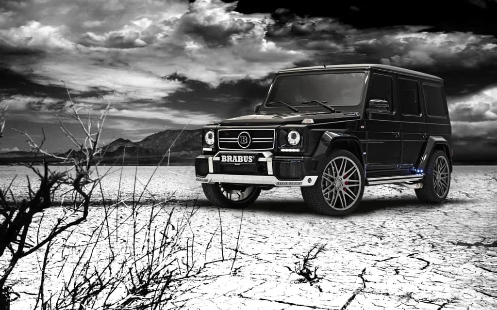 Mercedes-Benz Brabus G63 in its original black finish